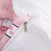 3D Zebra Elephant Lion Giraffe Pink Cartoon Pattern Quilt Cover Set Bedding Set Duvet Cover Pillowcases 161- Jess Art Decoration