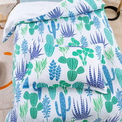 3D Cactus Aloe Pattern Green Quilt Cover Set Bedding Set Duvet Cover Pillowcases 170- Jess Art Decoration