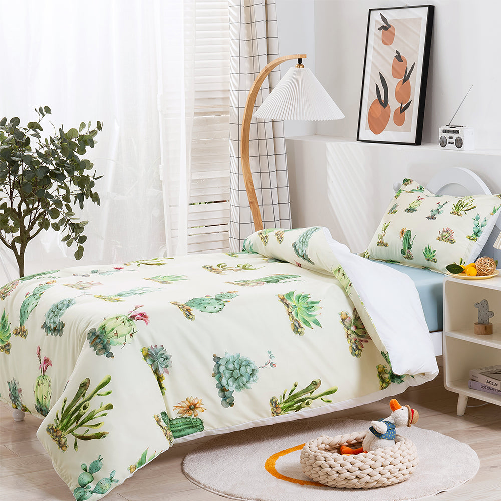 succulent duvet cover 3D Cactus Succulent Quilt Cover Set Bedding Set Duvet Cover Pillowcase –  Jessartdecoration