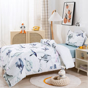 3D Dolphin Watercolor Pattern Quilt Cover Set Bedding Set Duvet Cover Pillowcases 182- Jess Art Decoration
