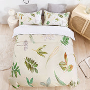 3D Vintage Leaves Quilt Cover Set Bedding Set Duvet Cover Pillowcases 618- Jess Art Decoration