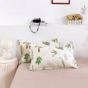 3D Vintage Leaves Quilt Cover Set Bedding Set Duvet Cover Pillowcases 618- Jess Art Decoration
