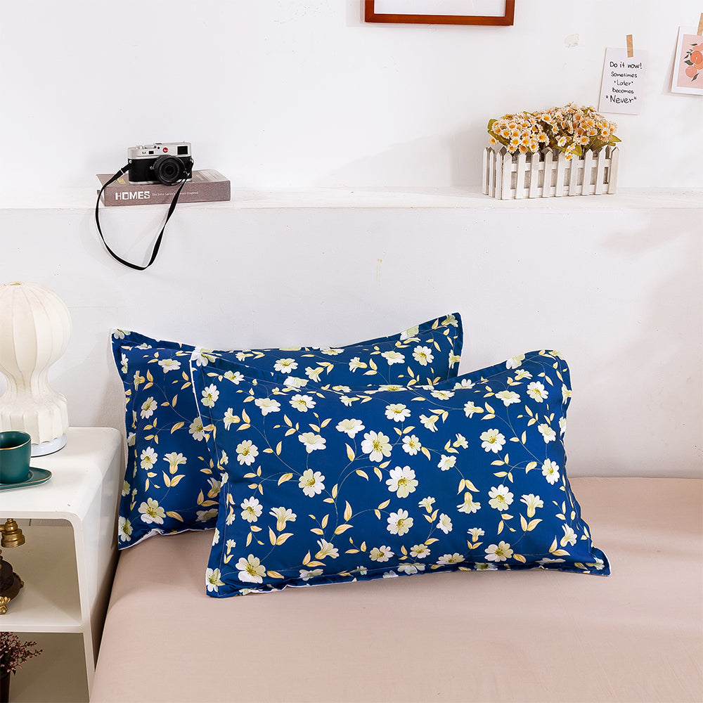 3D Blue Daisy Floral Quilt Cover Set Bedding Set Duvet Cover Pillowcases 627- Jess Art Decoration