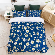 3D Blue Daisy Floral Quilt Cover Set Bedding Set Duvet Cover Pillowcases 627- Jess Art Decoration