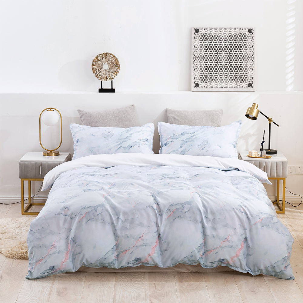 3D Marble Watercolor Abstract Quilt Cover Set Bedding Set Duvet Cover Pillowcases 105- Jess Art Decoration