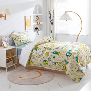 3D Rocket Planet Aircraft Quilt Cover Set Bedding Set Duvet Cover Pillowcases 453- Jess Art Decoration