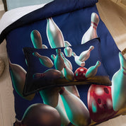 3D Bowling Quilt Cover Set Bedding Set Duvet Cover Pillowcases 140- Jess Art Decoration