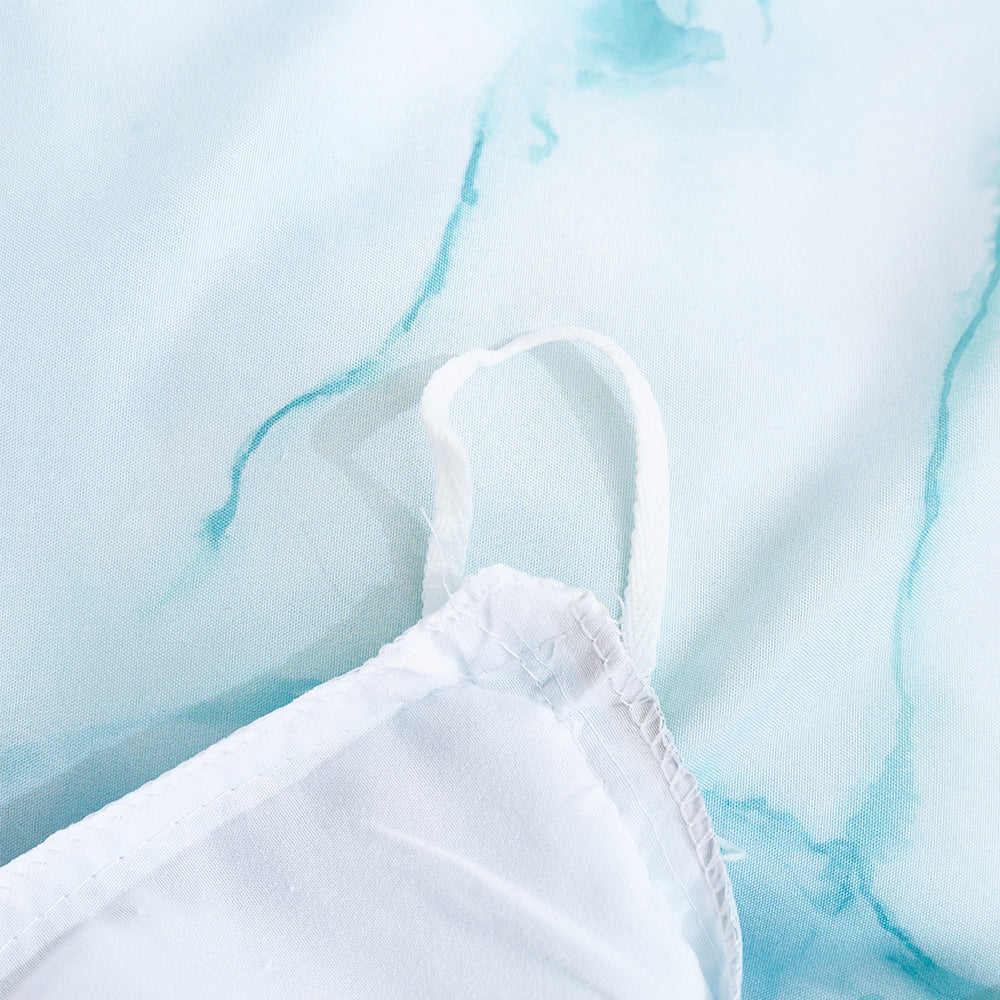 3D Watercolor Blue Quilt Cover Set Bedding Set Duvet Cover Pillowcases 122- Jess Art Decoration