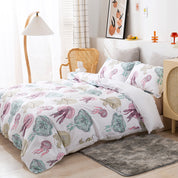 3D Jellyfish Retro Pattern Quilt Cover Set Bedding Set Duvet Cover Pillowcases 120- Jess Art Decoration