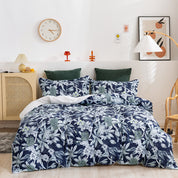 3D Floral Blue Retro Pattern Quilt Cover Set Bedding Set Duvet Cover Pillowcases 125- Jess Art Decoration