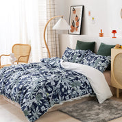 3D Floral Blue Retro Pattern Quilt Cover Set Bedding Set Duvet Cover Pillowcases 125- Jess Art Decoration