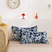 3D Floral Blue Retro Pattern Quilt Cover Set Bedding Set Duvet Cover Pillowcases 125- Jess Art Decoration