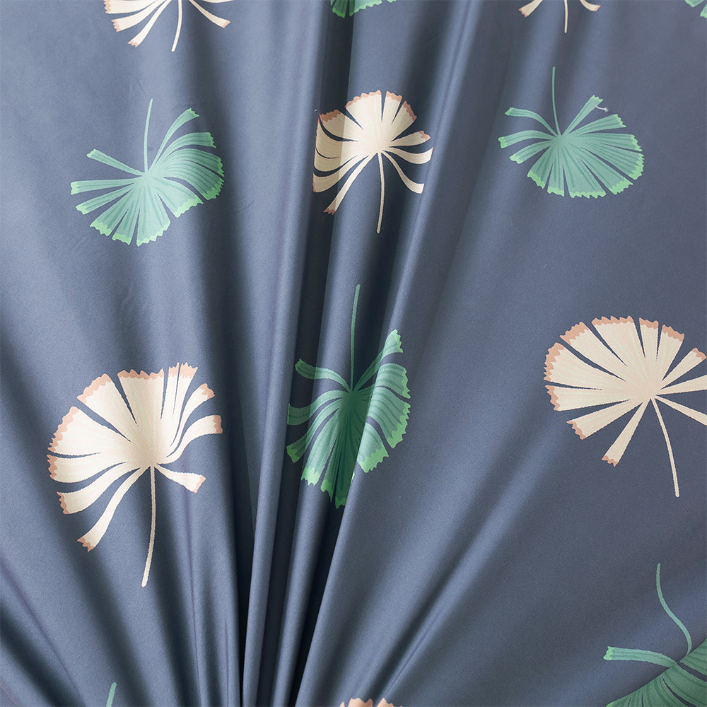 3D Leaves Pattern Blue Quilt Cover Set Bedding Set Duvet Cover Pillowcases 405- Jess Art Decoration