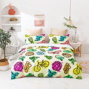 3D Basketball Bike Jump Rope Dumbbells Pattern Quilt Cover Set Bedding Set Duvet Cover Pillowcases 456- Jess Art Decoration