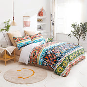 3D Ethnic Style Pattern Quilt Cover Set Bedding Set Duvet Cover Pillowcases 458- Jess Art Decoration