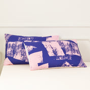 3D Pink Geometric Blue Pattern Quilt Cover Set Bedding Set Duvet Cover Pillowcases 606- Jess Art Decoration