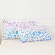 3D Leopard Print Blue Purple Quilt Cover Set Bedding Set Duvet Cover Pillowcases 613- Jess Art Decoration