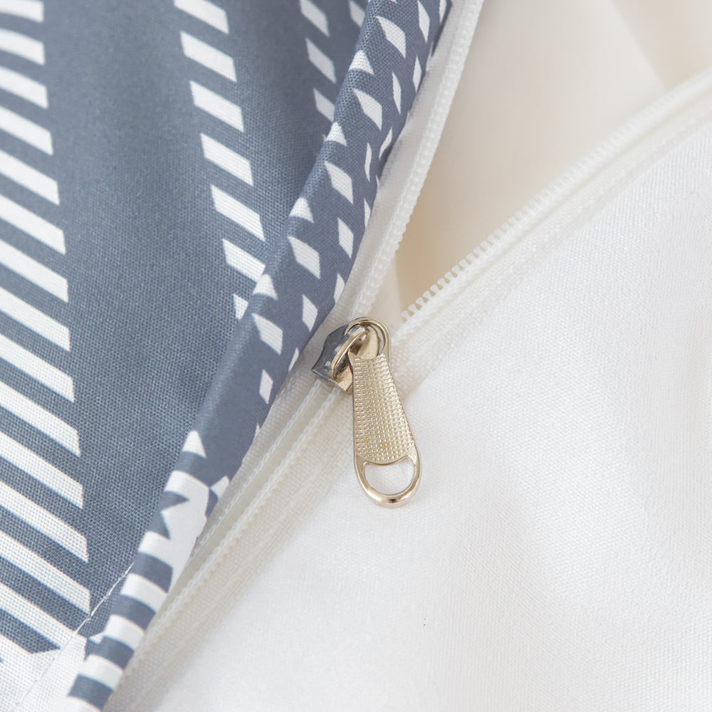 3D Grey Grid Geometric Quilt Cover Set Bedding Set Duvet Cover Pillowcases 617- Jess Art Decoration