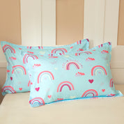 3D Blue Rainbow Pattern Quilt Cover Set Bedding Set Duvet Cover Pillowcases 466- Jess Art Decoration