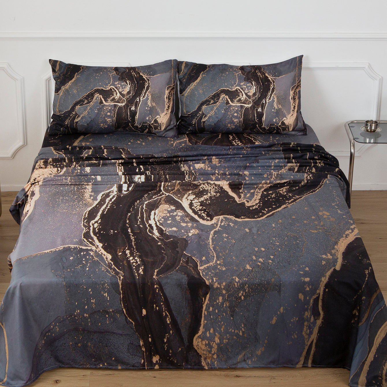 3D Watercolor Marble Quilt Cover Set Bedding Set Duvet Cover Pillowcases 714- Jess Art Decoration