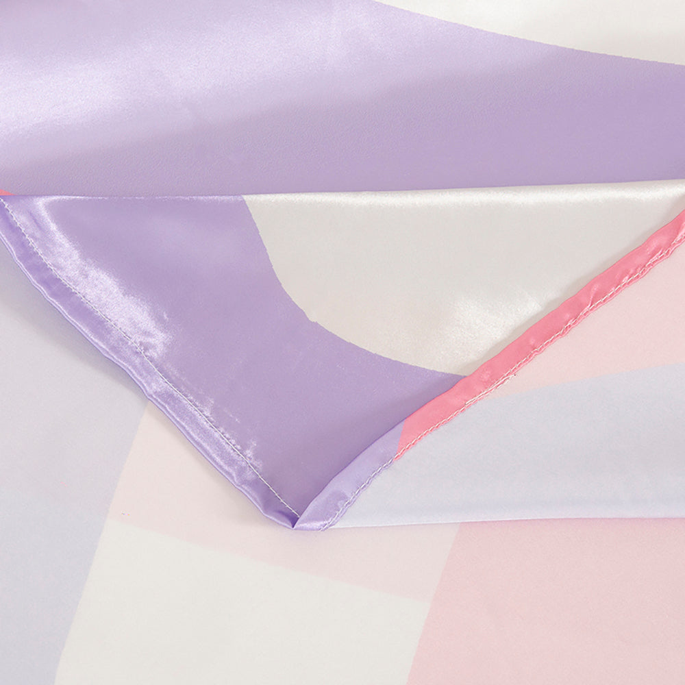 3D Pink Purple Heart Love Quilt Cover Set Bedding Set Duvet Cover Pillowcases 716- Jess Art Decoration