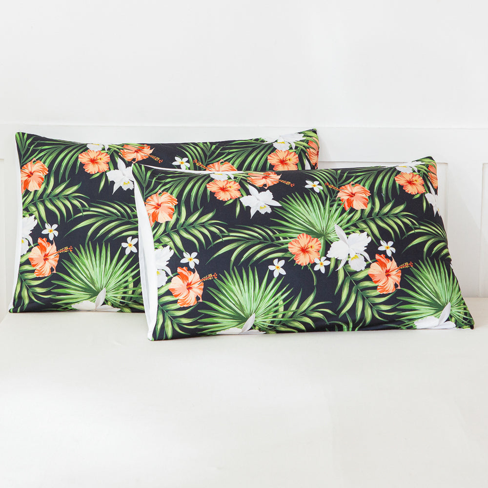 3D Floral Leaves Plants Quilt Cover Set Bedding Set Duvet Cover Pillowcases 583- Jess Art Decoration