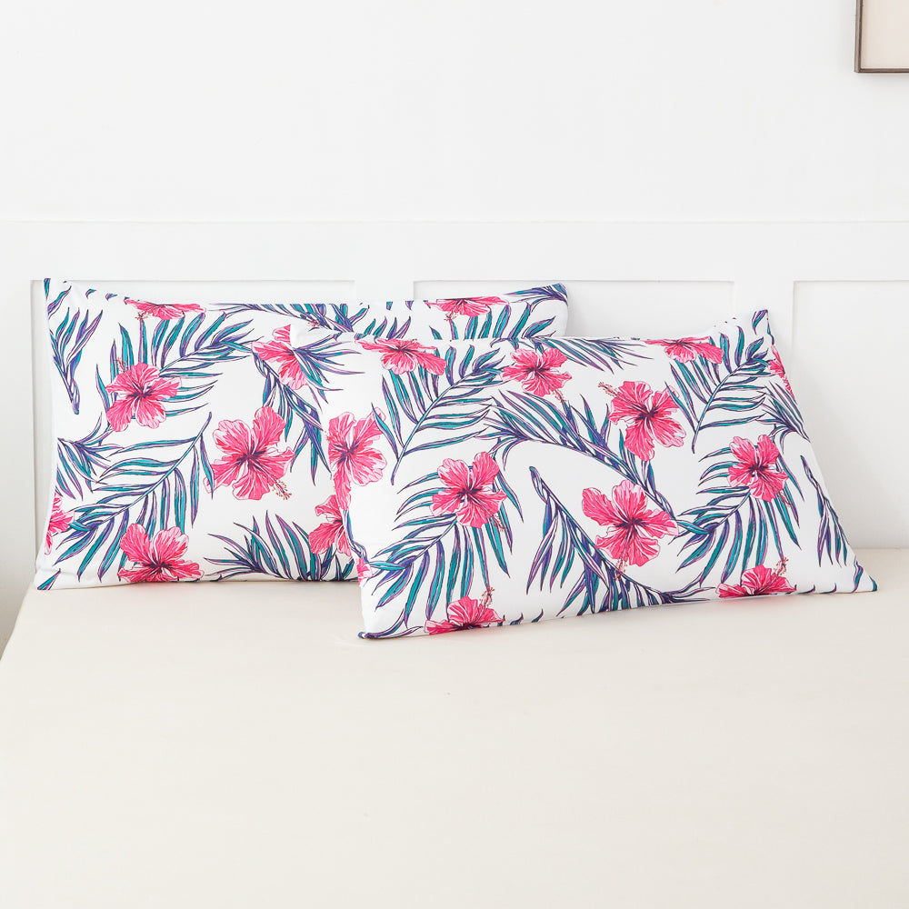 3D Floral Leaves Pattern Quilt Cover Set Bedding Set Duvet Cover Pillowcases 589- Jess Art Decoration