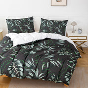 3D Green Leaves Quilt Cover Set Bedding Set Duvet Cover Pillowcases 586- Jess Art Decoration