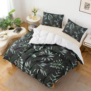 3D Green Leaves Quilt Cover Set Bedding Set Duvet Cover Pillowcases 586- Jess Art Decoration