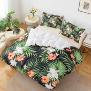 3D Floral Leaves Plants Quilt Cover Set Bedding Set Duvet Cover Pillowcases 583- Jess Art Decoration