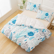3D Blue Dreamcatcher Quilt Cover Set Bedding Set Duvet Cover Pillowcases 597- Jess Art Decoration