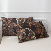 3D Medallion Black Gold Ethnic Style Quilt Cover Set Bedding Set Duvet Cover Pillowcases 542- Jess Art Decoration