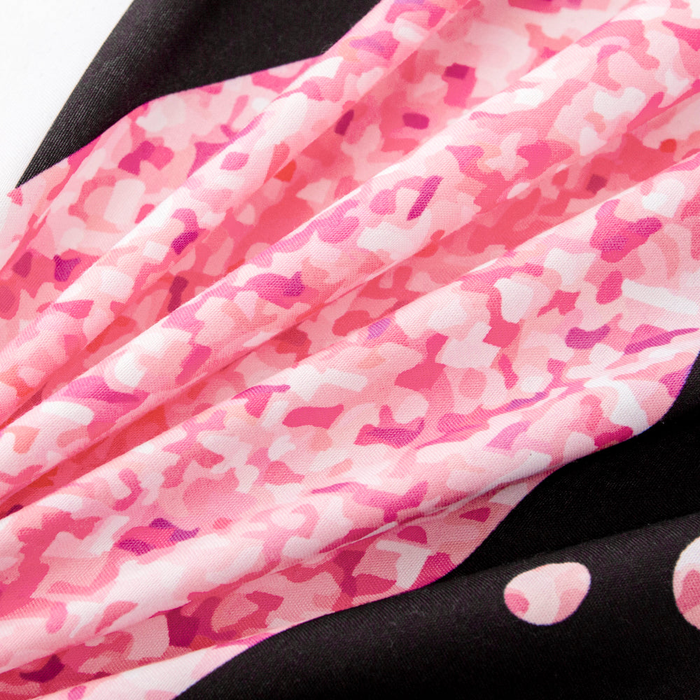 3D Pink Heart Black Stripe Quilt Cover Set Bedding Set Duvet Cover Pillowcases 514- Jess Art Decoration