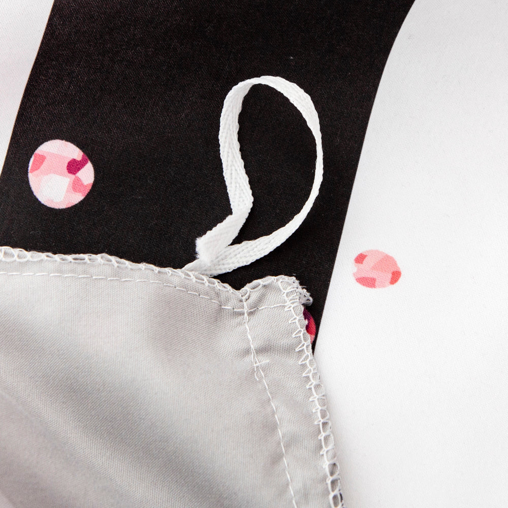 3D Pink Heart Black Stripe Quilt Cover Set Bedding Set Duvet Cover Pillowcases 514- Jess Art Decoration