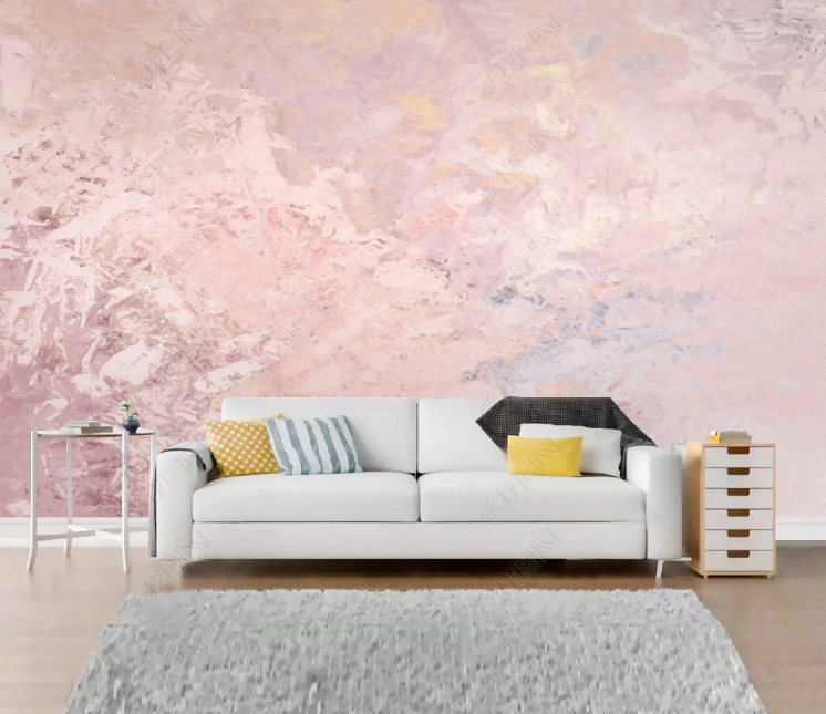 3D Abstract Pink Texture Ripple Wall Mural Wallpaper YXL 450- Jess Art Decoration