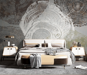 3D Wood Grain Gray Line Wall Mural Wallpaper YXL 456- Jess Art Decoration