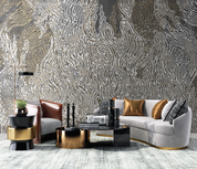 3D Abstract Line Gray Wall Mural Wallpaper YXL 457- Jess Art Decoration