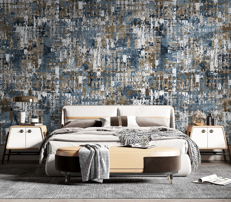 3D Retro Abstract Ink And Wash Wall Mural Wallpaper YXL 483- Jess Art Decoration