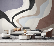 3D Abstract Line Wave Wall Mural Wallpaper YXL 491- Jess Art Decoration