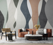 3D Abstract Line Wave Geometric Wall Mural Wallpaper YXL 492- Jess Art Decoration