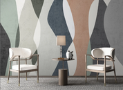 3D Abstract Line Wave Geometric Wall Mural Wallpaper YXL 492- Jess Art Decoration
