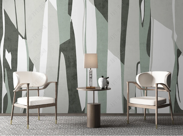 3D Abstract Line Geometric Wall Mural Wallpaper YXL 493- Jess Art Decoration