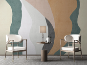 3D Abstract Line Geometric Wave Wall Mural Wallpaper YXL 494- Jess Art Decoration