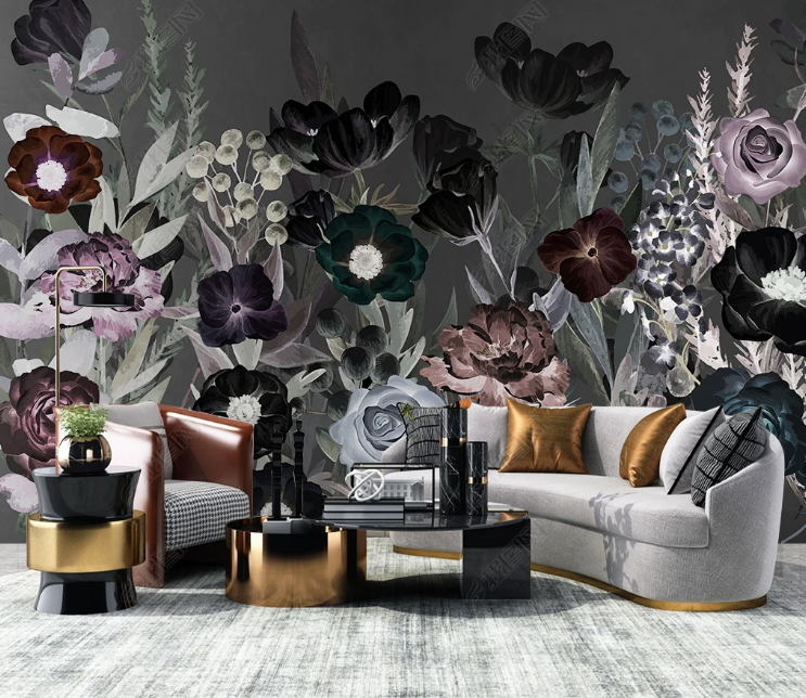 3D Selva Leaf Floral Modena Plant Wall Mural Wallpaper YXL 506- Jess Art Decoration