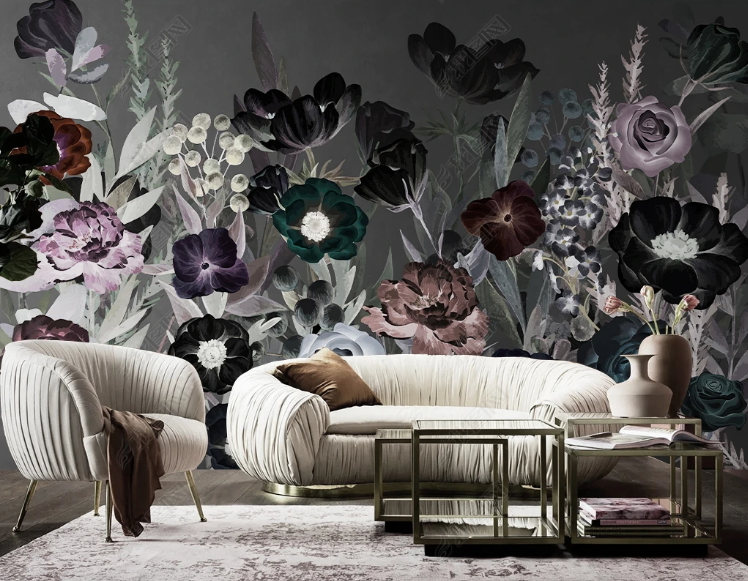 3D Selva Leaf Floral Modena Plant Wall Mural Wallpaper YXL 506- Jess Art Decoration