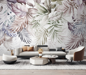 3D Freehand Sketching Plant Leaf Wall Mural Wallpaper YXL 530- Jess Art Decoration