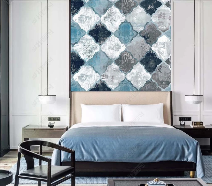 3D Retro Geometric Rhombus Square Wall Mural Wallpaper YXL 568- Jess Art Decoration