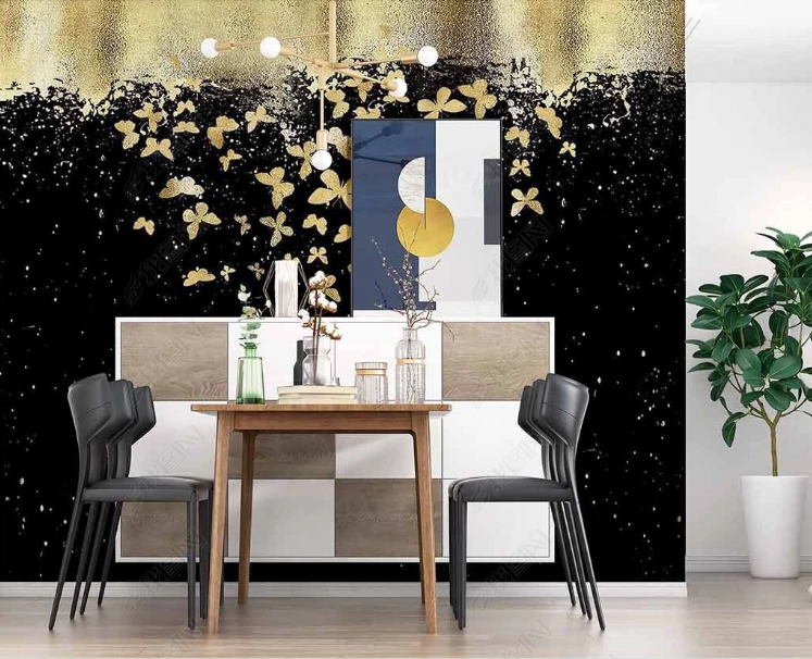 3D Animal Sandstone Butterfly Golden Wall Mural Wallpaper YXL 577- Jess Art Decoration