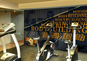 3D Fitness Room Letter Treadmill Fitness Bike Wall Mural Wallpaper YXL 630- Jess Art Decoration