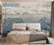 3D Oil painting Architecture Fog Wall Mural Wallpaper YXL 638- Jess Art Decoration